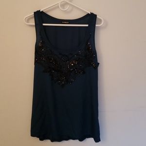 Express Embellished tank op